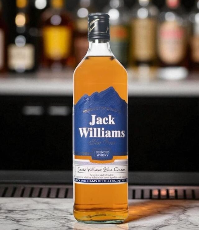 jack williams whisky blue ocean
