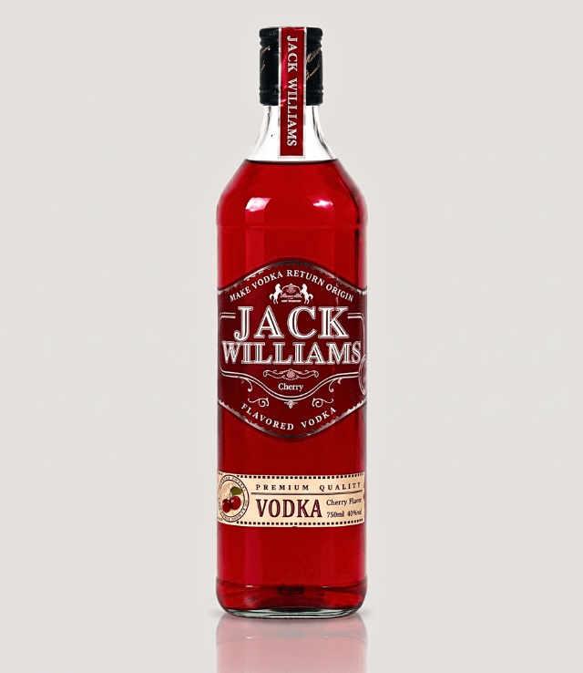 jack williams vodka cherry flabour