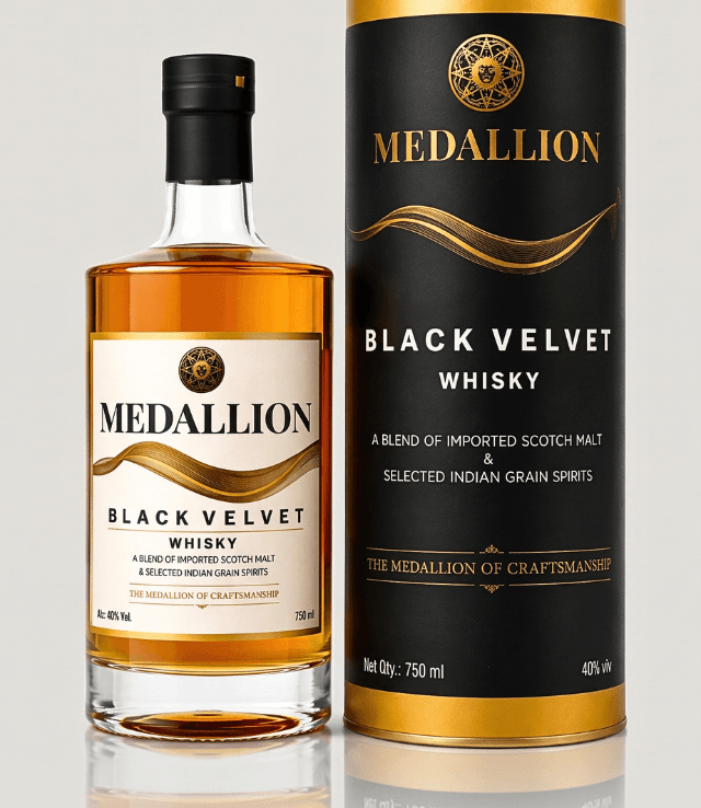 medallion black velvet whisky