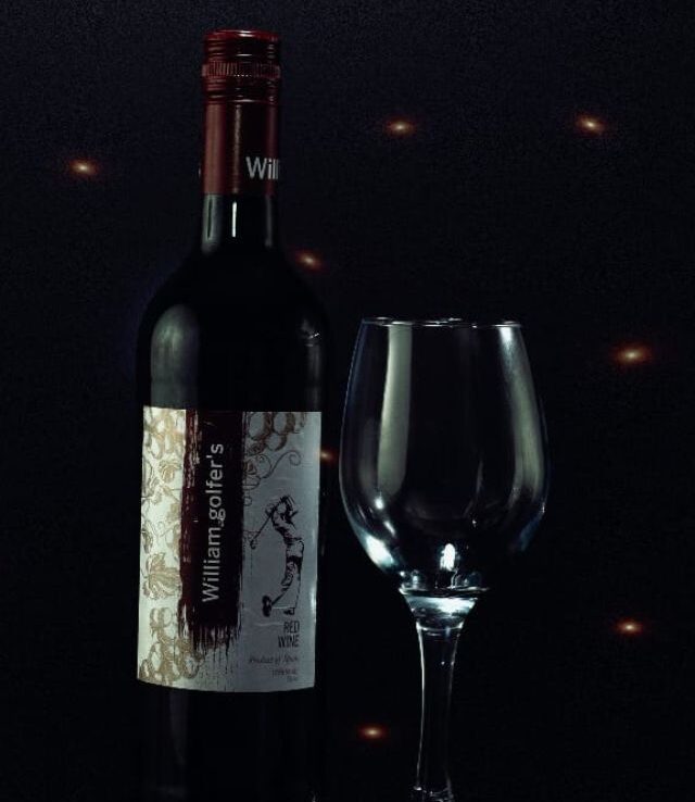 williams golfer's red wine