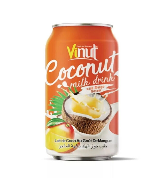 vinut coconut milk with mango flavour