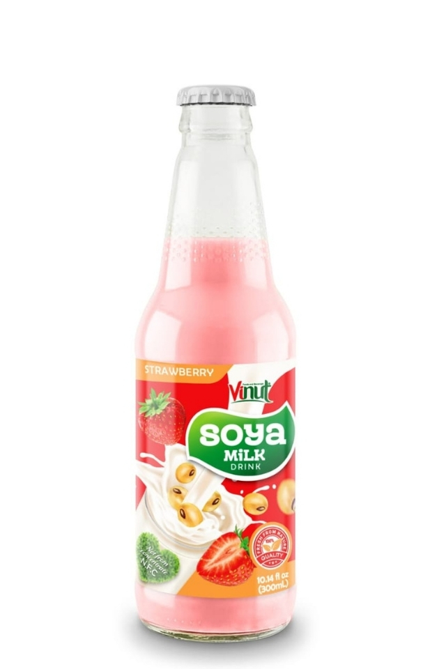 vinut soya milk strawberry vinut soya milk strawberry